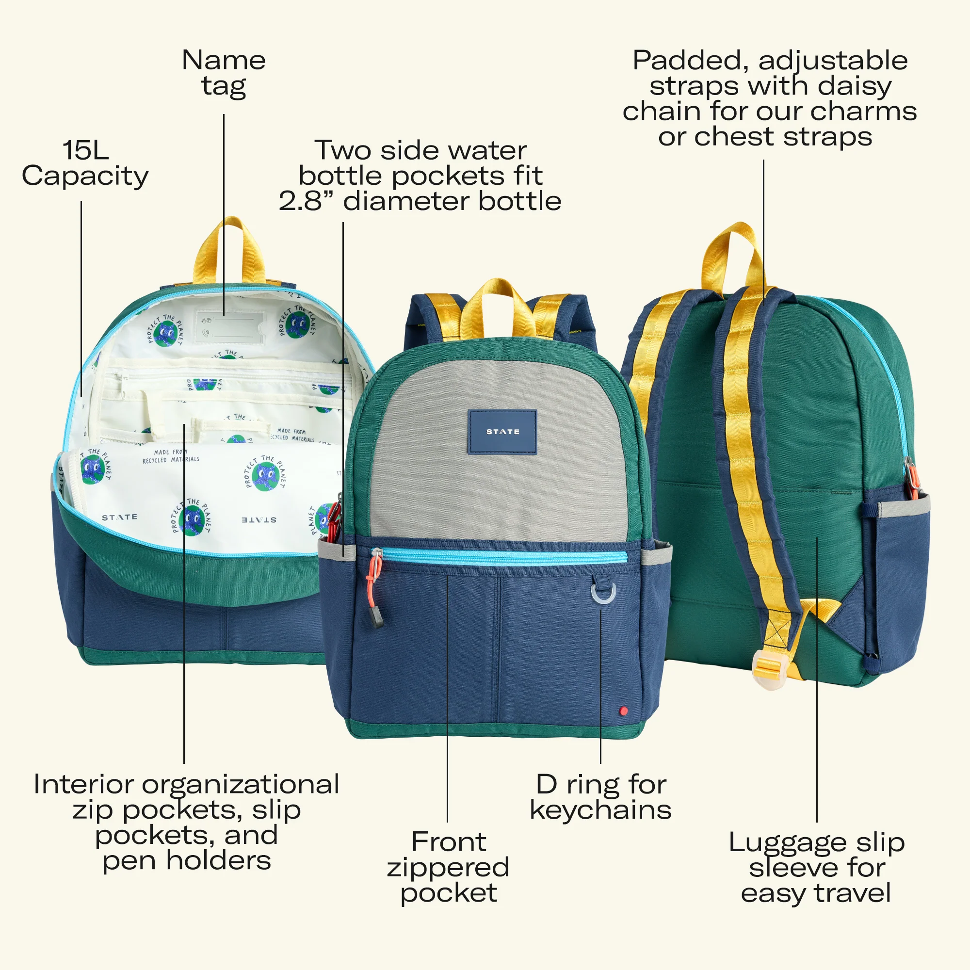 STATE x Hot Wheels™ Kane Backpack - Image 9